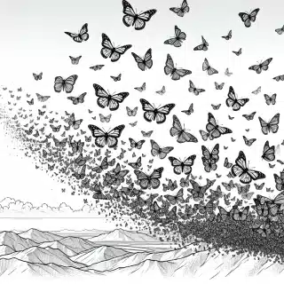 Hayvan Göçleri: Monarch Kelebeklerinin Binlerce Kilometrelik Yolculuğu