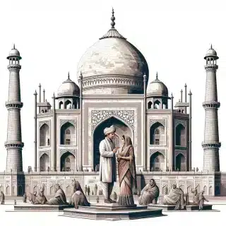 Shah Jahan ve Mumtaz Mahal Aşkın Anıtı Tac Mahal
