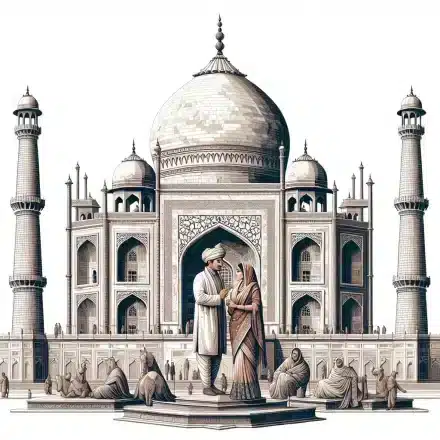 Shah Jahan ve Mumtaz Mahal Aşkın Anıtı Tac Mahal
