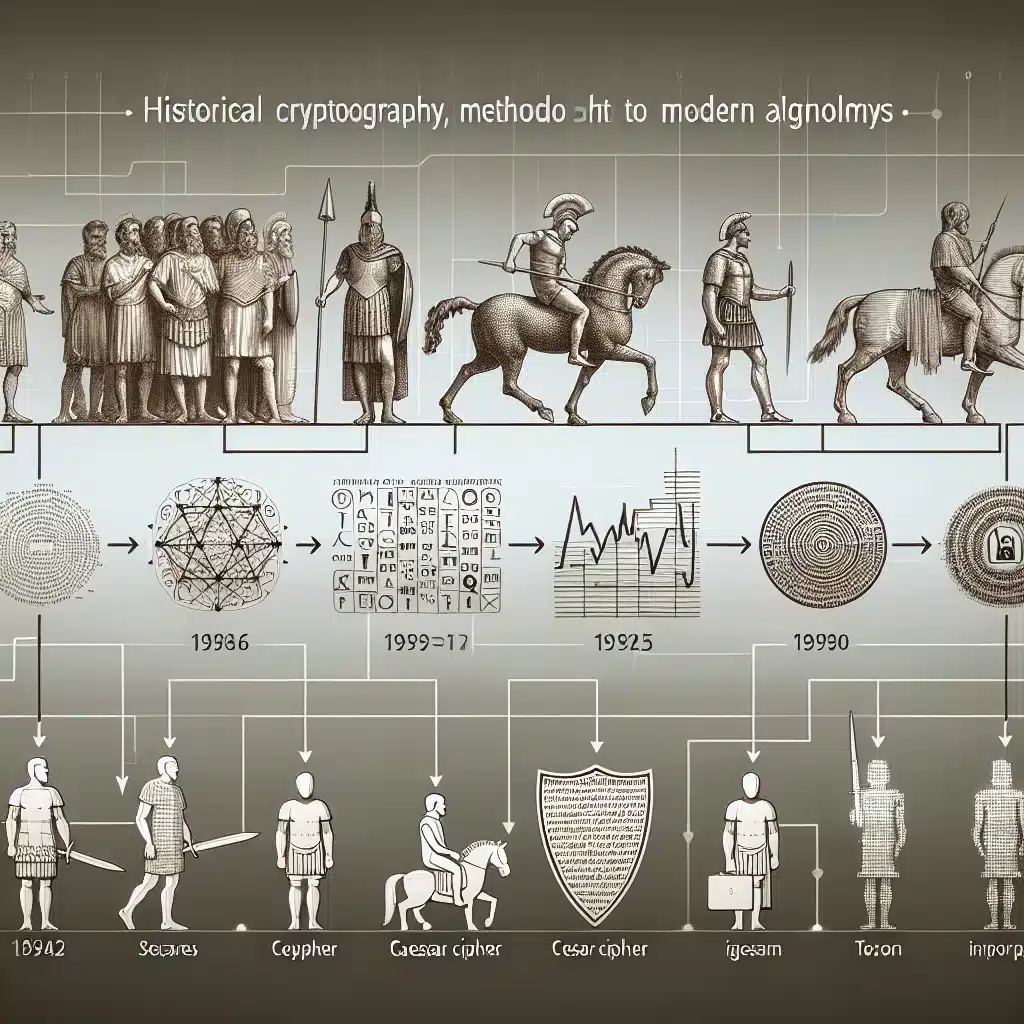 Tarihi Şifreleme Yöntemleri: Caesar Şifresinden Modern Algoritmalara