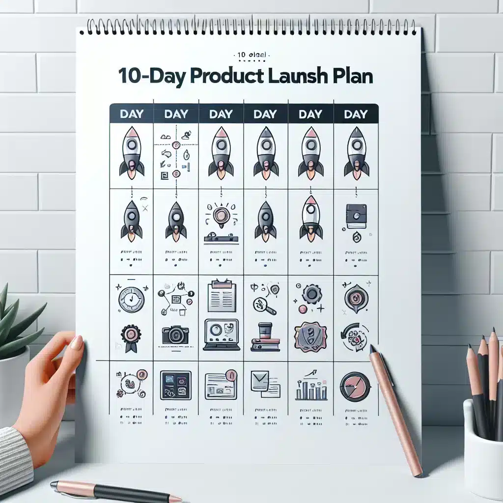 Ürün Lansmanı İçin 10 Günlük Plan Şablonu
