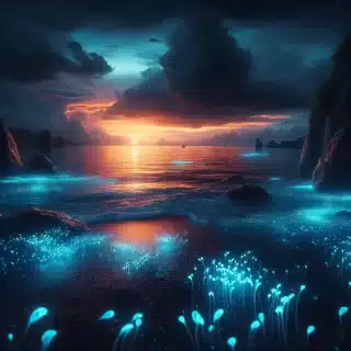 Biyolüminesans Okyanusun Büyülü Işığı