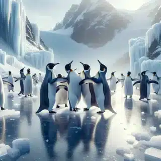 Penguenlerin Buzda Dansı: Dayanıklılık ve Eğlence
